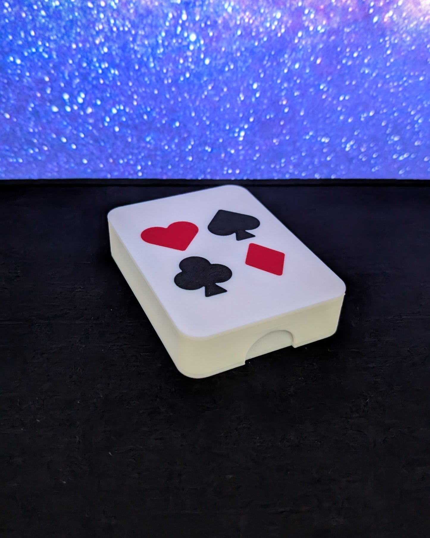 Playing card storage box