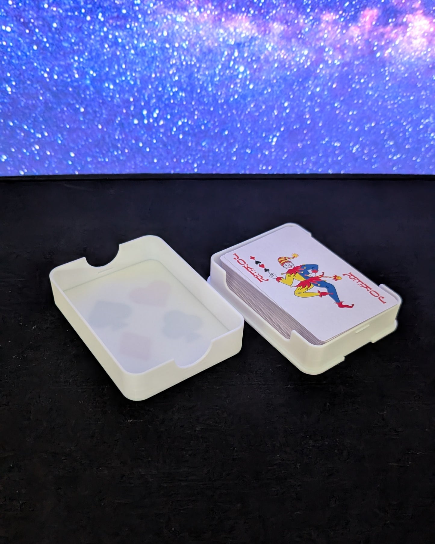Playing card storage box