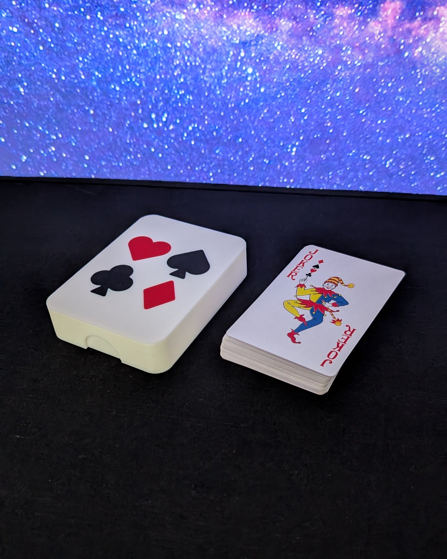 Playing card storage box